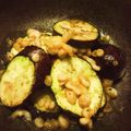 チョコオレンジ♪'s cooksnap of when they made 焼きなすの天かすがけ.