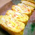 ママdeko's cooksnap of when they made 出汁要らず✿味醂と粉末桜エビの卵焼き✿.