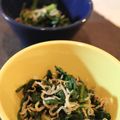 かにころ's cooksnap of when they made ジャコと野沢菜の炒め物.