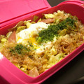 みっぺぴ's cooksnap of when they made ＊ルクエde卵のっけ焼きそば＊.