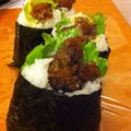 みーみ33's cooksnap of when they made お弁当に冷凍からあげの大人おにぎり!!.