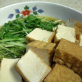 シロノワール's cooksnap of when they made ほっとする味。厚揚げと水菜の煮物.