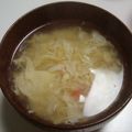 はちれ's cooksnap of when they made かにふわ卵のあったかスープ.