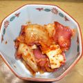 チヒナコ's cooksnap of when they made おつまみに♪タコとチーズのキムチ和え.