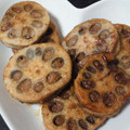 ＊karinrin＊'s cooksnap of when they made 簡単れんこんの鶏はさみ焼き♪.