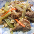 ゆかよし's cooksnap of when they made めんつゆで簡単豚とごぼうの柳川煮.