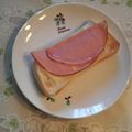 オレンジリング's cooksnap of when they made のせて焼くだけ♬ハムチーズトースト.