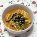 カルン's cooksnap of when they made コチュ味噌マヨ焦がし醤油のコッテリスープ.