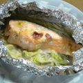 でかおちば's cooksnap of when they made サーモン＆野菜の梅マヨホイル焼き.