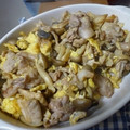 K/S's cooksnap of when they made きのこと豚肉のバターたまご炒め.