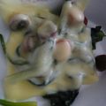 羊めぇめぇ's cooksnap of when they made ☆ほうれん草とウインナーのチーズ焼き☆.