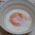 レアレアチーズ's cooksnap of when they made Kana's　放置プレイ裏技温泉卵.