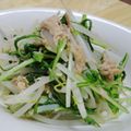 chocotama's cooksnap of when they made 水菜ともやしのポン酢和え.