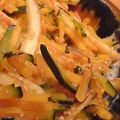 atutu's cooksnap of when they made かぼちゃとちくわのキンピラ風.