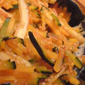 atutu's cooksnap of when they made かぼちゃとちくわのキンピラ風.