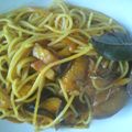 クロラブちやん's cooksnap of when they made トマトソースのパスタ　アマトリッチァーナ.