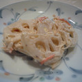 食パンダ's cooksnap of when they made レンコンとかにカマのマヨ胡麻和え.
