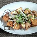 あず7225's cooksnap of when they made 米粉でカリッ♬豚こまと厚揚げの甘酢炒め.