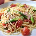 くみんちゅキッチン's cooksnap of when they made 干し野菜でパスタ　～なすときゅうり編.