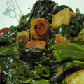 QPはにー's cooksnap of when they made ほうれんそうのスペイン風和え物.