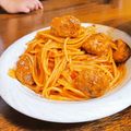 りゅうはる's cooksnap of when they made ワンパンで簡単！ミートボールパスタ.