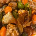 はるみぃ♪'s cooksnap of when they made 簡単！豚こま団子でヘルシー！揚げない酢豚.