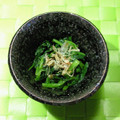 カルン's cooksnap of when they made ＊お弁当に＊納豆のタレで青菜のからし和え.