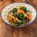 浩二のレシピ's cooksnap of when they made 簡単♪大根ほうれん草人参もやしナムル.