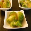 トクライ's cooksnap of when they made レンジで簡単☆旬を味わう芽キャベツ蒸し.