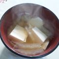 ゆかりリー's cooksnap of when they made 白菜＆豆腐の味噌汁.