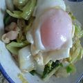 ブにゃ's cooksnap of when they made ボリュームたっぷり！豚キム温玉キャベツ.