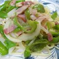sayahk's cooksnap of when they made 新玉ねぎを味わう和風パスタ.