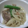 mibumi's cooksnap of when they made 豚肉と･･･Wこん？炒め(*‾ｍ‾)ノ彡.