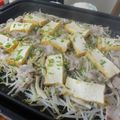 くーまんかい's cooksnap of when they made もやしのせいろ蒸しをホットプレートで.