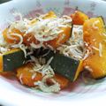 もるみん's cooksnap of when they made カリカリじゃこ南瓜.