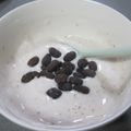 おにぎりママ's cooksnap of when they made 甘納豆ココアヨーグルト.