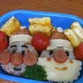 ゆきまめた's cooksnap of when they made キャラ弁☆クリスマス.