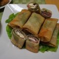 ひろけん821's cooksnap of when they made 簡単★豆腐と生ハムの春巻き.
