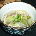 beruba's cooksnap of when they made 春雨スープ（鶏、ほうれん草、しめじ）.