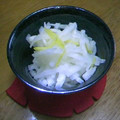 藍の色's cooksnap of when they made 大根と柚子のなます.