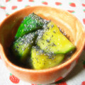 ちゅぅねんchan's cooksnap of when they made 簡単☆きゅうりの即席漬け　ごま油風味.
