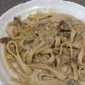 angella's cooksnap of when they made 牛乳で濃厚☆ポルチーニのクリームパスタ.
