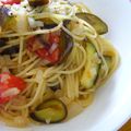 mikkusan's cooksnap of when they made トマトとナスのパスタ♪.