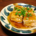kigiri's cooksnap of when they made 旨い！　厚揚げのえび詰めあんかけ.