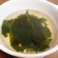 KADOちゃん's cooksnap of when they made レンジで簡単♪即席ワカメスープ.