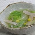 umemodoki's cooksnap of when they made たっぷりレタスのスープ.