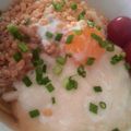 徹嫁っち's cooksnap of when they made 温玉なっとろ温うどん.