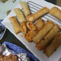よちりん's cooksnap of when they made エビ・チー・トマトの春巻き♪.