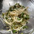 aaimam's cooksnap of when they made ＊超簡単☆絶品もやしと大葉のナムル＊.