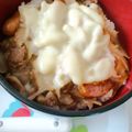 かとまんず＊'s cooksnap of when they made ランチに簡単★豚チーズ丼.